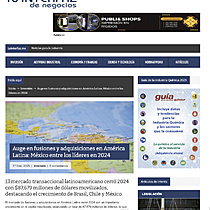 Auge en fusiones y adquisiciones en Am�rica Latina: M�xico entre los l�deres en 2024